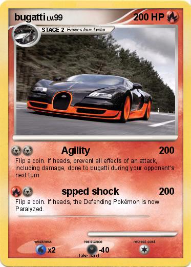 Pokemon bugatti