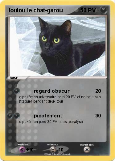 Pokemon loulou le chat-garou