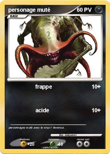 Pokemon personage muté