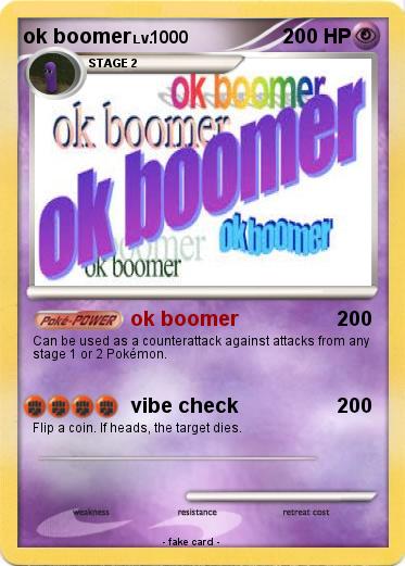 Pokemon ok boomer