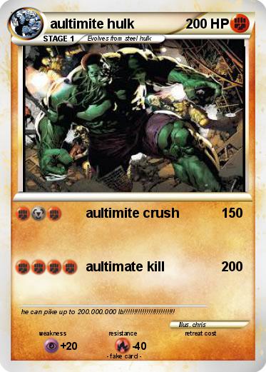Pokemon aultimite hulk