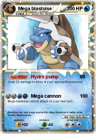 Pokemon Mega blastoise