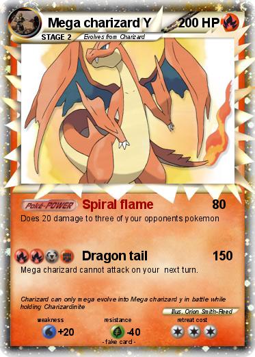 Pokemon Mega charizard Y