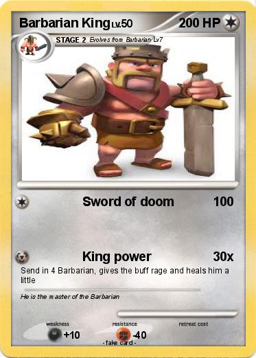 Pokemon Barbarian King