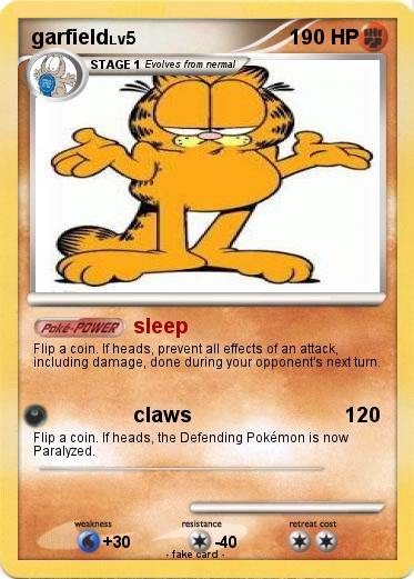 Pokemon garfield