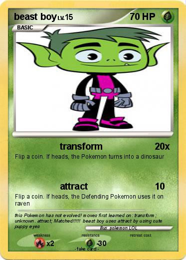 Pokemon beast boy