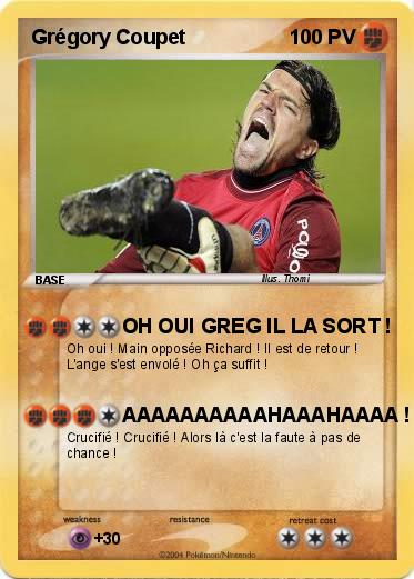 Pokemon Grégory Coupet
