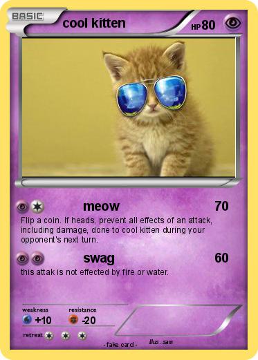 Pokemon cool kitten