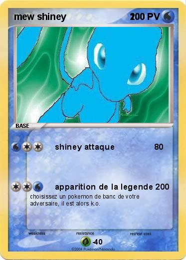 Pokemon mew shiney                         200