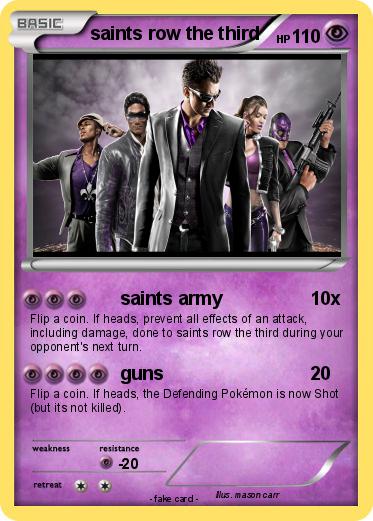 Pokemon saints row the third