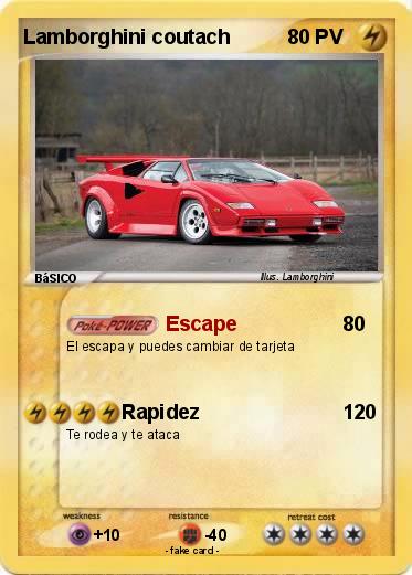 Pokemon Lamborghini coutach