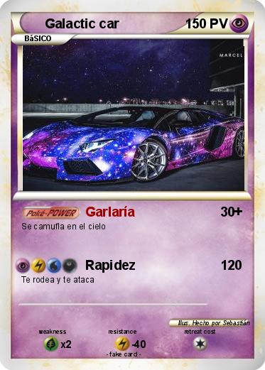 Pokemon Galactic car