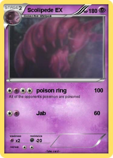 Pokemon Scolipede EX