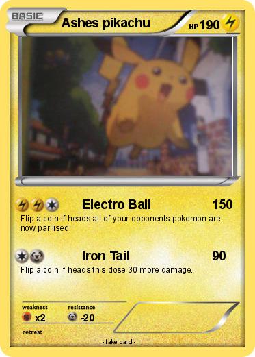 Pokemon Ashes pikachu