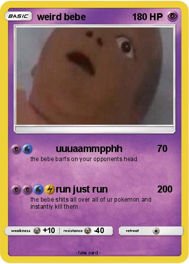 Pokemon weird bebe