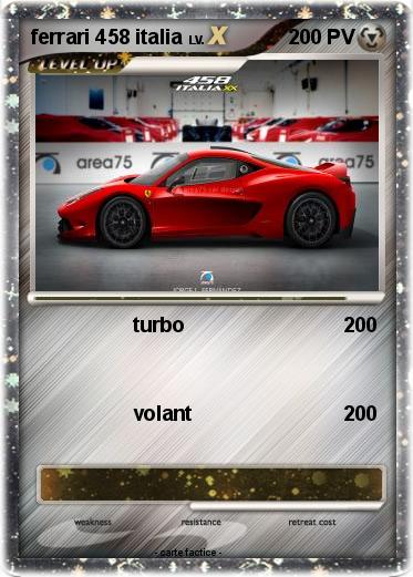 Pokemon ferrari 458 italia