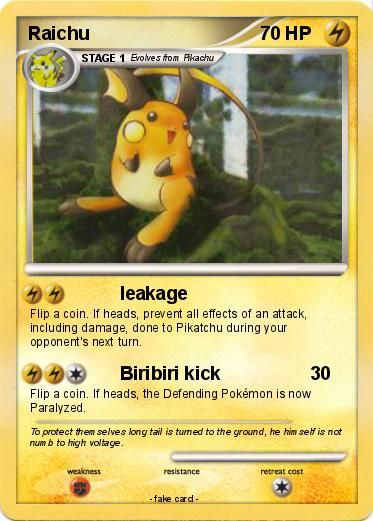 Pokemon Raichu
