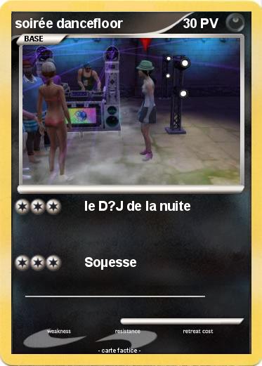Pokemon soirée dancefloor