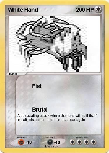 Pokemon White Hand