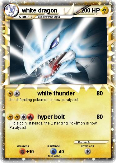 Pokemon white dragon
