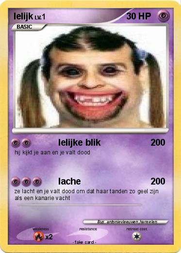 Pokemon lelijk