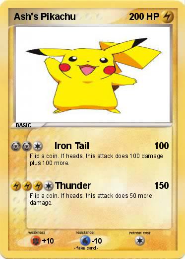 Pokemon Ash's Pikachu