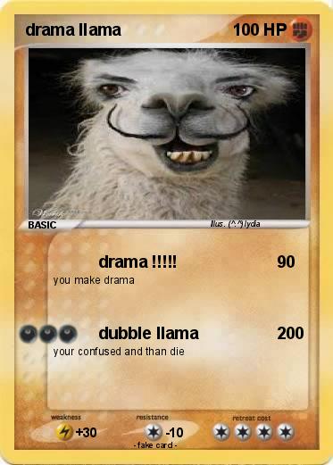 Pokemon drama llama