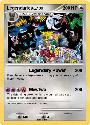 Pokemon Legendaries