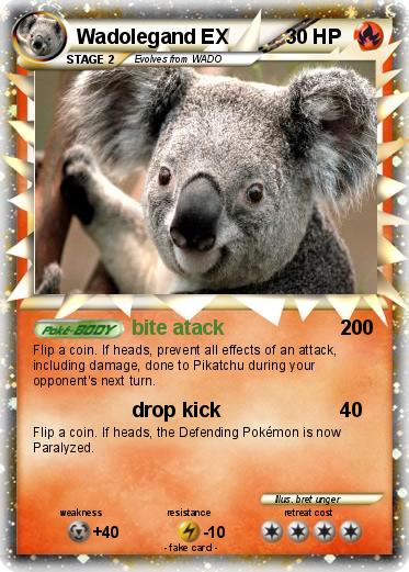 Pokemon Wadolegand EX