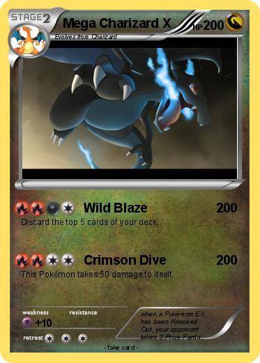 Pokemon Mega Charizard X
