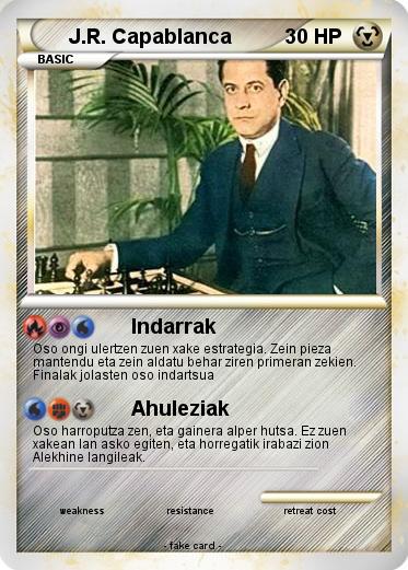 Pokemon J.R. Capablanca