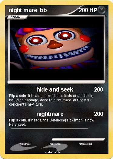 Pokemon night mare  bb