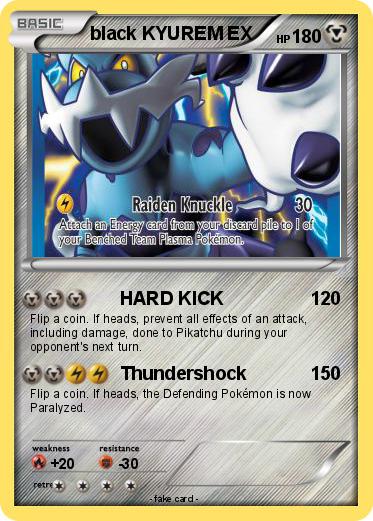 Pokemon black KYUREM EX