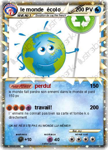 Pokemon le monde  écolo