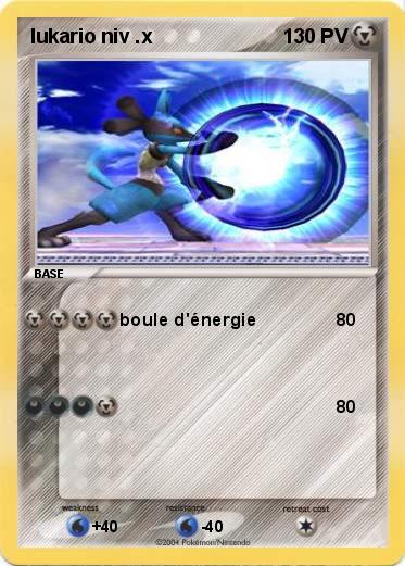 Pokemon lukario niv .x