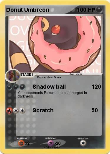 Pokemon Donut Umbreon