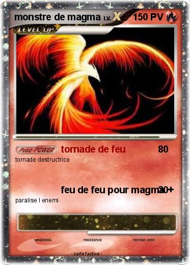 Pokemon monstre de magma