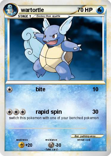 Pokemon wartortle
