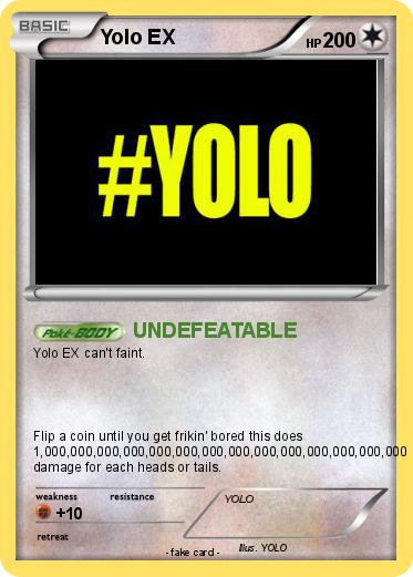 Pokemon Yolo EX