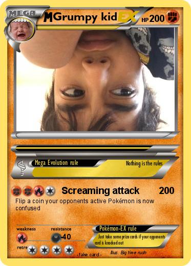 Pokemon Grumpy kid