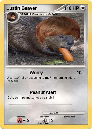 Pokemon Justin Beaver
