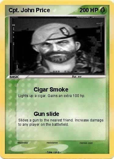 Pokemon Cpt. John Price