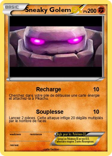 Pokemon Sneaky Golem