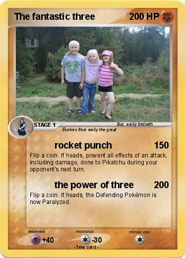 Pokemon The fantastic three