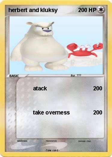 Pokemon herbert and kluksy