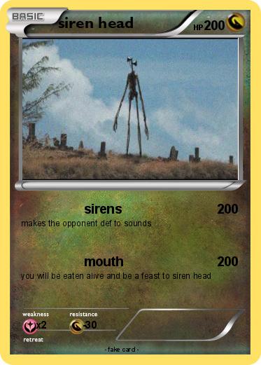 Pokemon siren head