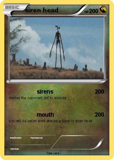 Pokemon siren head