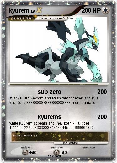 Pokemon kyurem