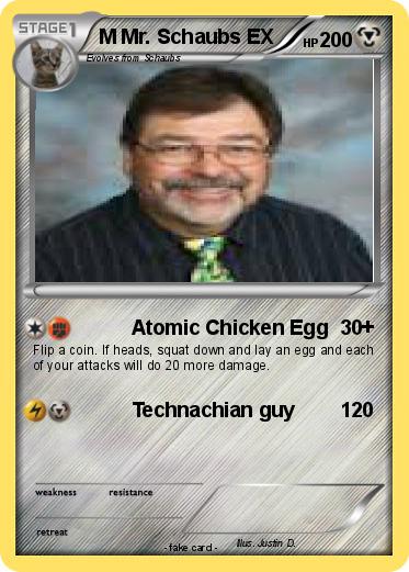 Pokemon M Mr. Schaubs EX