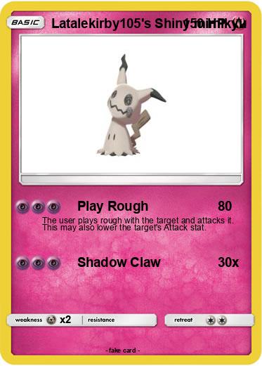 Pokemon Latalekirby105's Shiny mimikyu